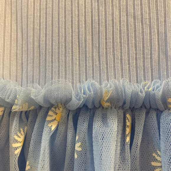 Never worn-Bunny LOVE Wonder nation short sleeve tutu dresses XS 4-5/5T - Picture 5 of 12